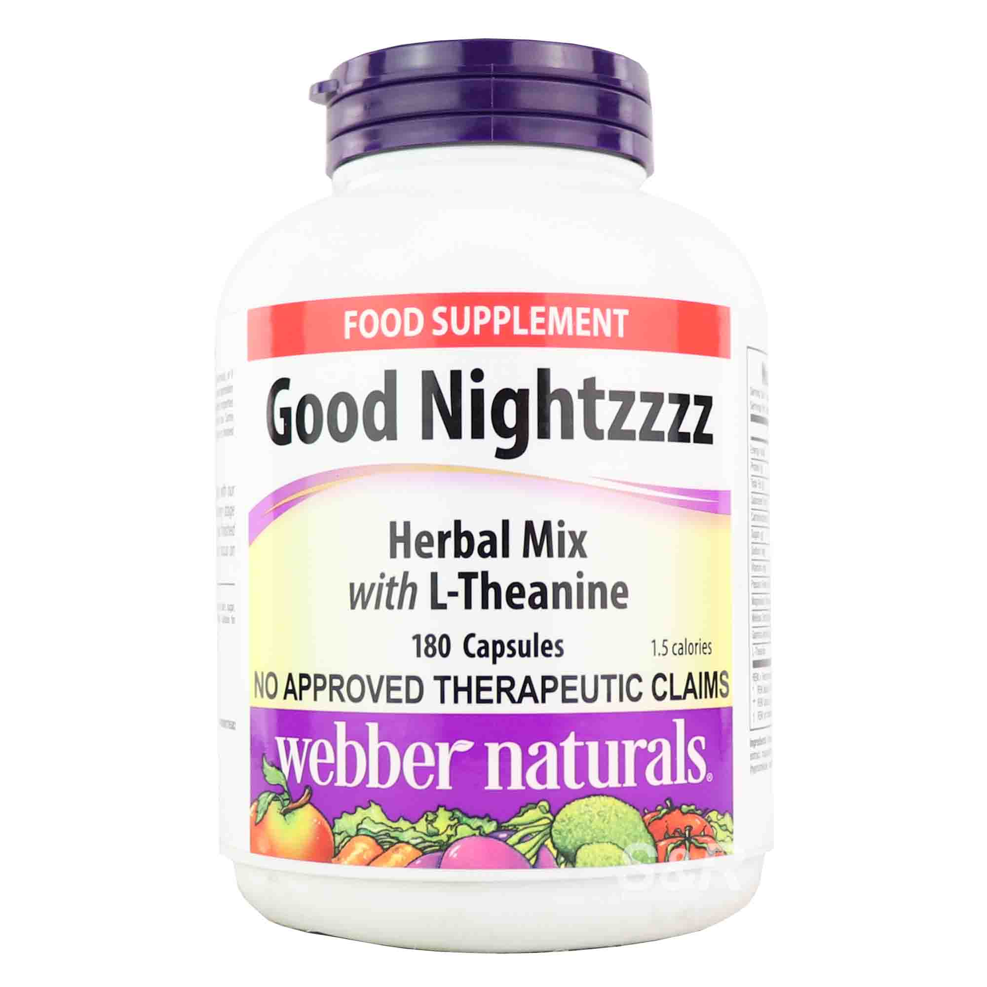 Webber Naturals Good Nightzzz Food Supplement 180pcs Webber Naturals Good Nightzzz Food Supplement 180pcs